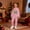 Pink, variant on KANG Girls Tracksuit Christmas Winter Warm 67 Pullover Hoodie With Pants Kids Casual Outfit Cute 6 7 Printed Jogger Two Piece Xmas Set Black 100