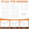 thumbnail image 4 of 45 PCS Clear Plastic Drawer Organizers Set, 4 of 4