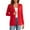Red, variant on Women's Cardigan Solid Long Sleeved Buttonless Casual Knitted Sweater Cardigan
