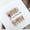 [L] code, variant on smudged sunset golden flower daily new handmade wearing nail piece light luxury pure handmade high quality control