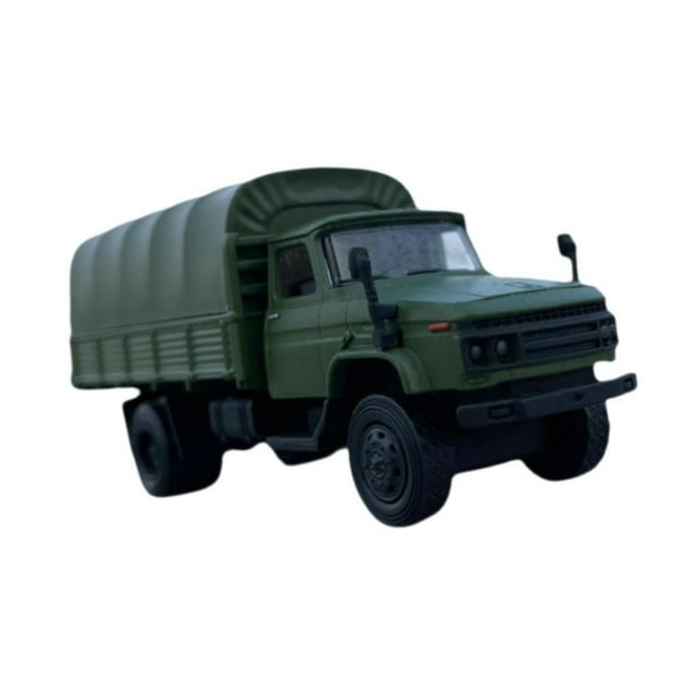 Camión de carga blindado 1/64, modelo de camión de transporte, adornos, decoración del hogar, modelo de coche blindado para colección, niños y adultos