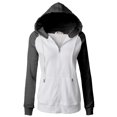 thumbnail image 2 of H2H Women's Sporty Design Long Sleeve Hoodie WHITECHARCOAL US 3XL/Asia 3XL (CWOHOL031), 2 of 6