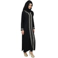 thumbnail image 1 of Bimba Black Abaya Burqa Rayon Jilbab Muslim Women's Clothing With Hijab -26, 1 of 5