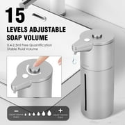 Automatic Soap Dispenser Touchless, Simple Physical Adjustment Hand Soap Dispenser,Low Battery Consumption Dish Soap Dispenser Kitchen Bathroom,Hands Free Auto Soap Dispenser