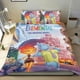 thumbnail image 1 of Elemental Conjunto de sábanas temático, trío de piezas, cómodo y amigable con la piel, diseño único, regalo de decoración para el hogar para familiares, amigos y fans, 90 cm * 190 cm, 1 of 6