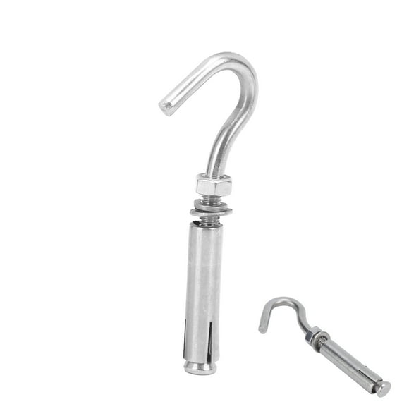 ESTINK M6 Wall Expansion Screw Hook Fastener,M6 Expansion Screw Hook Stainless Steel Wall Expansion Screw Hook Fastener Hardware,Wall Concrete Brick Fastener