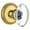 Lifetime Brass, variant on Grandeur Provence Crystal Door Knob with Newport Plate