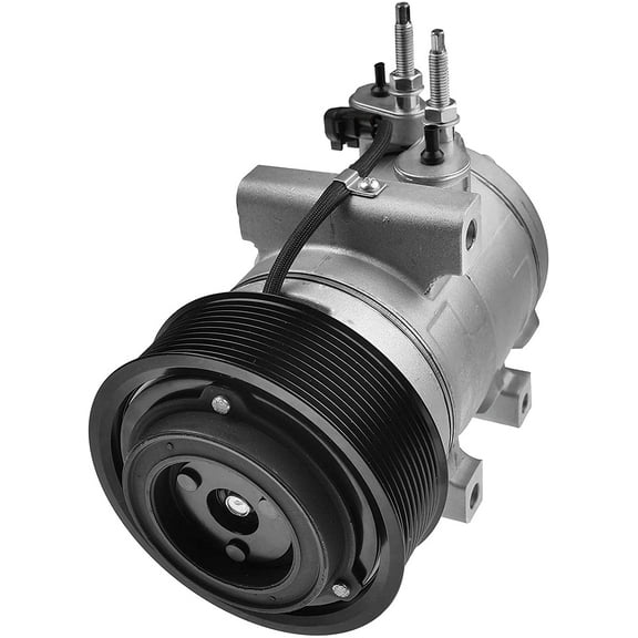 A-Premium AC Compressor with Clutch Compatible with Ford Mustang 2007-2009 V8 5.4L Coupe Convertible