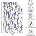 thumbnail image 3 of Coolnut Beautiful Lavender Kitchen Dish Towel Set of 4, Super Soft Absorbent Cleaning Cloth, Reusable Quick Drying Kitchen Towel for Home, Kitchen Washcloth Gift, 3 of 7