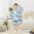 thumbnail image 6 of joogoo Blanket Hoodie for Winter Snow Landscape Oversize Sweatshirt 3-14 YR L, 6 of 7
