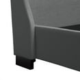 thumbnail image 4 of Park Ave Queen Tufted Wing Bed by Diamond Sofa - Grey, 4 of 6