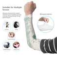 thumbnail image 3 of Snowman Christmas Tree Elk Protection Cooling Arm Sleeves For Men Women, Uv Compression Cooling Sleeve For Sports, 3 of 5