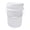 Natural, variant on 5-gallon food-grade plastic drum with sealing ring and easy-tear lid, plastic drum, bulk storage, durable container, 1 pack