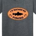 thumbnail image 4 of Inktastic I'd Rather Be Fishing Youth T-Shirt, 4 of 5