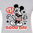 thumbnail image 3 of Disney - Mickey & Friends - It's a Good Day - Juniors Fitted Graphic T-Shirt, 3 of 5