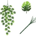 thumbnail image 4 of Artificial Hanging Plant, 2 Pack turtle back Faux Pothos Vines Hanging Greenery Fake Plant for Wall Home Bedroom Living Room Indoor Outdoor Decor, 4 of 10