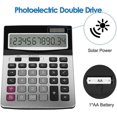 thumbnail image 3 of H1006 Business Standard Function Desktop Calculator Dual power calculator, 3 of 5