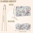thumbnail image 4 of FORMRS Women Crossbody Purse with Chain Strap Vegan Leather Shoulder Handbag, Purple Wildflowers, 4 of 7