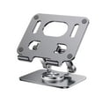 thumbnail image 1 of Tholdsy Soporte de aleación de aluminio para tableta, repuesto de Color sólido, antideslizante, Universal, plegable, soporte de escritorio, Videojuegos y accesorios Gris, 1 of 6