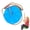 Blue, variant on Tree Swing for Kids - Single Disc Seat ,Plastic Circular Swing with Adjustable Rope and Hooks, Outdoor Indoor Tree Swing Chair for Toddlers Backyard Play