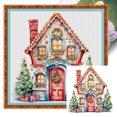 thumbnail image 1 of Hilo Algodón Ecológico Bordado Punto Cruz Con Navideño 11CT 50x50cm, 1 of 9