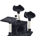 thumbnail image 3 of Renwick 79" Multilevel Cat Tree Tower with Scratching Posts, Black, 3 of 9