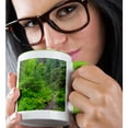 thumbnail image 2 of 3drose, Usa, Washington, Olympic National Park. Forest Trail., 11oz Two-tone Green Mug, 2 of 6