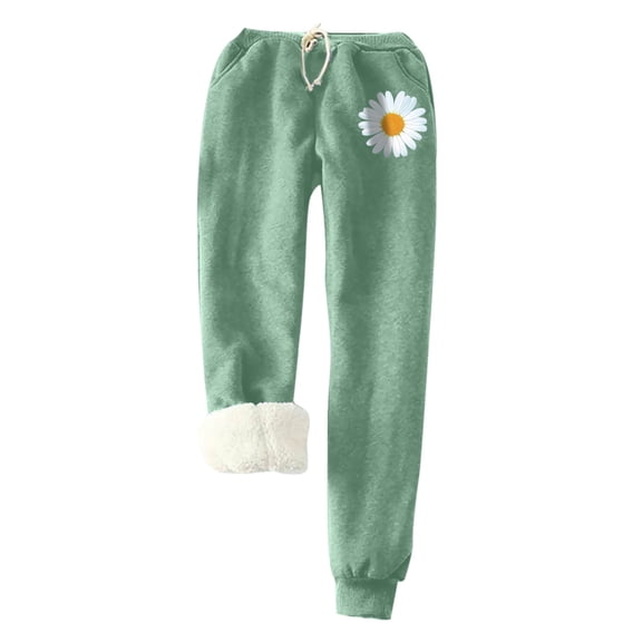 JeashCHAT Tights for Women Casual Women Printed Span Ladies High Waist Keep Warm Long Pants Full Length Pants Leggings