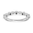 thumbnail image 5 of 14K White Gold Ring Band Wedding Diamond Round, 5 of 7