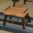 thumbnail image 1 of A &amp; L Furniture Hickory Foot Stool, 1 of 2