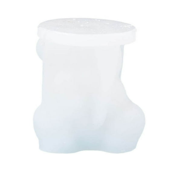 Necvior 3D Bear Silicone Molds Cute Candle Resin Casting Moulds DIY Baking Molds