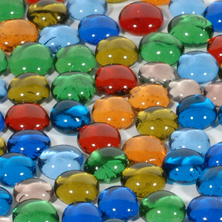 Lot of marbles and mancala glass stones 2.5 pounds various sizes