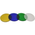 thumbnail image 2 of Yazoeia Microscope Accessories Kit 1PCS Microscope Filter Diameter 45mm Transparent Blue/Green/Yellow Optical Glass for Biological Microscope Microscope Slides(Color:Yellow Transparent), 2 of 6