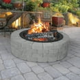 thumbnail image 6 of Blue Sky Outdoor Living 36" Round Heavy Duty Steel Fire Ring, Black, 6 of 6