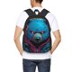 thumbnail image 4 of Fotbe Neon Cyberpunk Blue Bear Mochila para Hombre y Mujer - Tela Oxford 600D Resistente - Mochila Impermeable de Gran Capacidad para Escuela, Viajes y Senderismo, 4 of 6