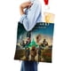 thumbnail image 4 of The Wizard of the Emerald City Bolso de tela con estampado de lienzo para mujer, bolsa de compras reutilizable y estética, con cremallera interior, regalo para mujer,38*45cm., 4 of 6