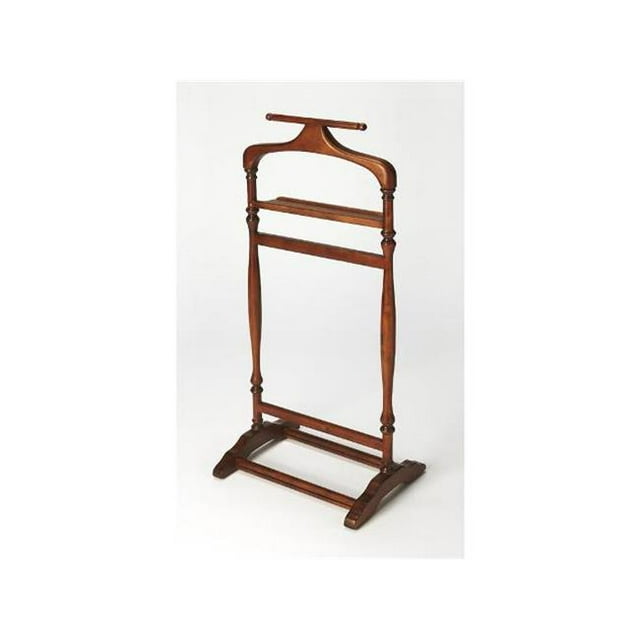 Butler 1926101 Olive Ash Burl Valet Stand