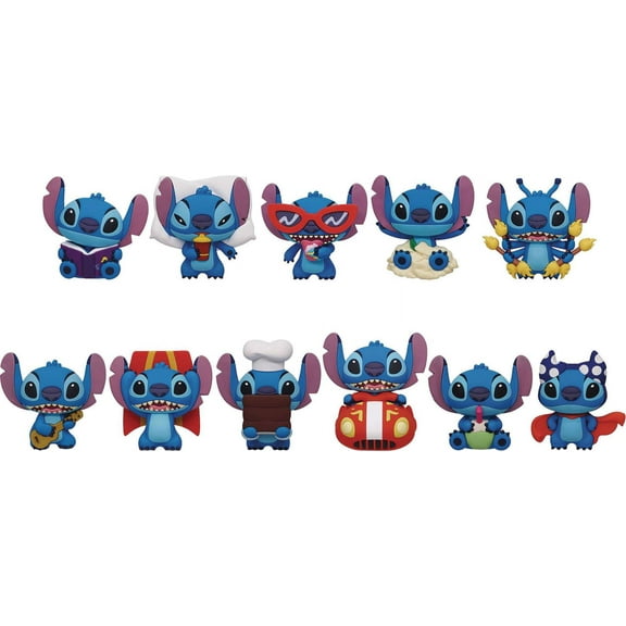 Disney 3D Figural Keyring Lilo & Stitch Series 7 Mystery Box (24 Packs)