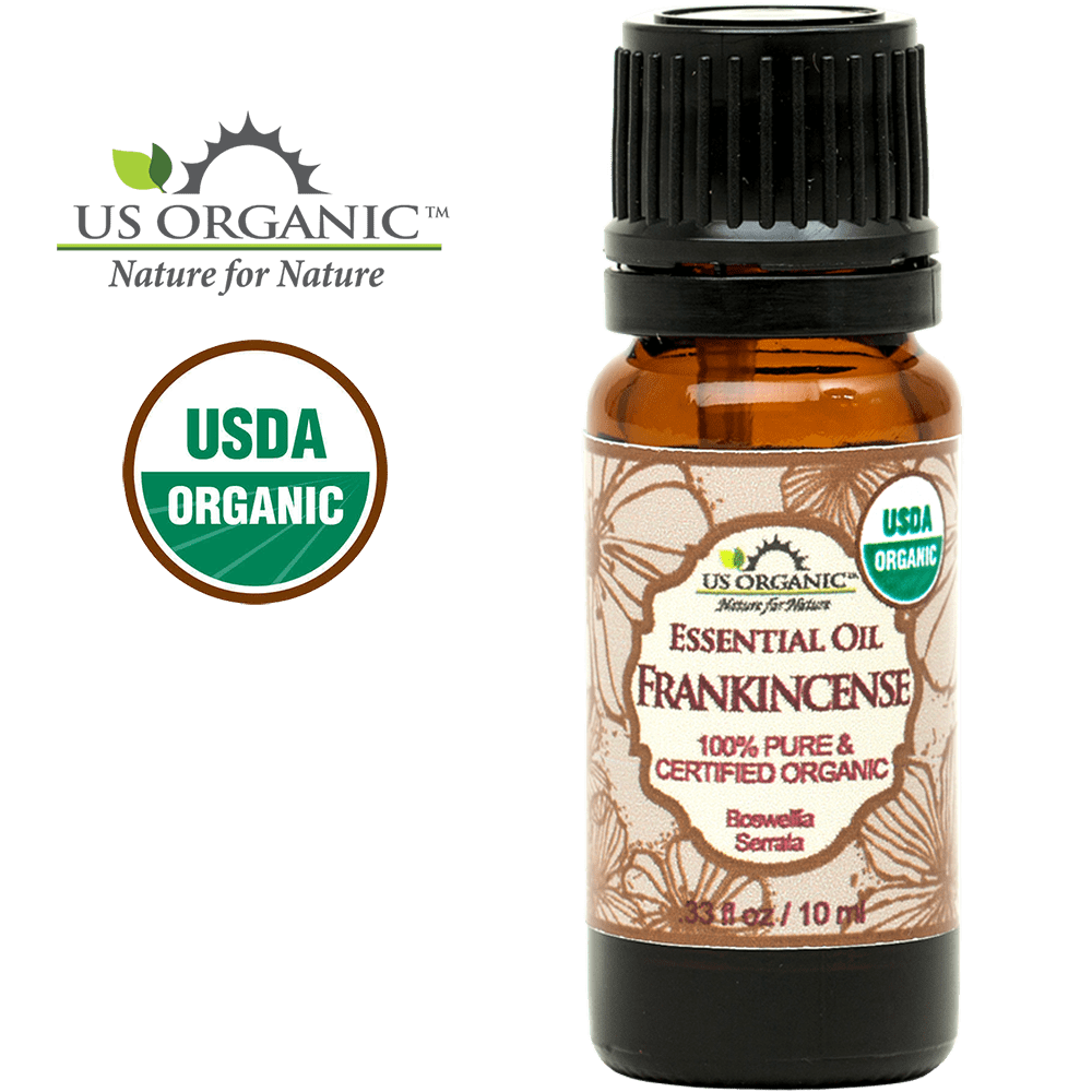 US Organic 100% Pure Certified USDA Organic - Frankincense Essential Oil - 10ml