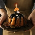 thumbnail image 6 of Boovnll Digital Ghost Candles - Cute Halloween Candle Horror & Novelty Halloween Candles for Home Holiday Birthday Cake Candles Party Decor Supplies, Halloween Decorations, 6 of 6