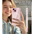 thumbnail image 2 of Compatible for iPhone 15 Case, with Magnetic, Translucent Matte Shockproof Anti-Slip Anti-Fingerprint Pocket-Friendly Phone Case Cover - - Clear, 2 of 7