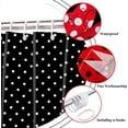 thumbnail image 6 of Cute Cartoon Shower Curtain Black and Red Bow Children Cartoons Kids Shower Curtain Sets Waterproof Polyester Fabric Bathroom Curtains with 12 Hooks, 72 x 72 Inches, 6 of 6