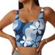 thumbnail image 1 of Balery Flower Sujetadores deportivos con espalda cruzada para mujer, acolchados, sin costuras, de alto impacto, ideales para yoga, gimnasio, entrenamiento y fitness.-, 1 of 8