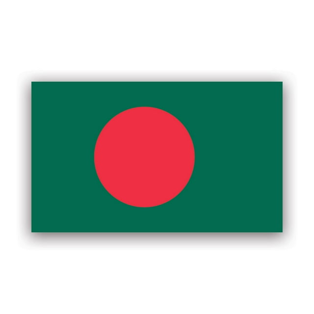 Bangladeshi Flag Sticker Decal Self Adhesive Vinyl Weatherproof