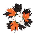 thumbnail image 2 of Corona De Velas De Halloween, Decoración Del Hogar Para Suministros De Fiesta De Acción De Gracias, Otoño Blanco, 2 of 8