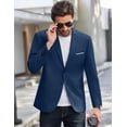thumbnail image 4 of COOFANDY Mens Blazer Casual Lightweight Two Button Suit Jacket Regular Fit Sports Jacket, 4 of 6