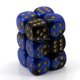 thumbnail image 1 of Chessex Dice D6 Sets: Gemini Black & Blue with Gold - 16Mm Six Sided Die (12) Block of Dice, Multicolor Chessex 26635, 1 of 2