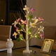 thumbnail image 4 of Lámpara Decorativa con Forma de Hoja de Orquídea Mariposa - Luz Ambiental de Plástico Blanco de 43 Cm (16,93 Pulgadas) para Dormitorio, Patio y Sala de Estar | Funciona con Pilas o Usb, 4 of 7