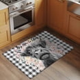 thumbnail image 2 of Entryway Rug 2'x3', Black Cow Floral Small Rug for Kitchen Bathroom Door Mat Indoor Entrance, Black Buffalo Plaid Farmhouse Animals Non-Slip Area Rugs Floor Mats Carpet Front Door Rugs, 2 of 8