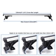 thumbnail image 4 of For Chevrolet Volt 2011-2017 48" Roof Top Rack Cross Bar Cargo Luggage Carrier, 4 of 7